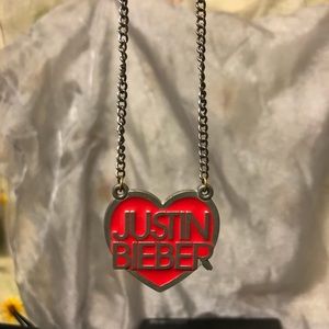 Justin Bieber Heart Necklace
